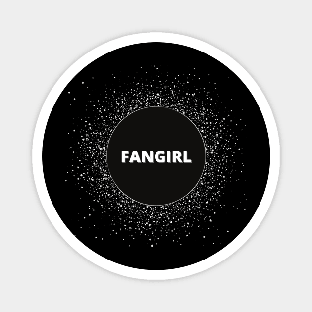 Fangirl Tee Magnet by templeofgeek